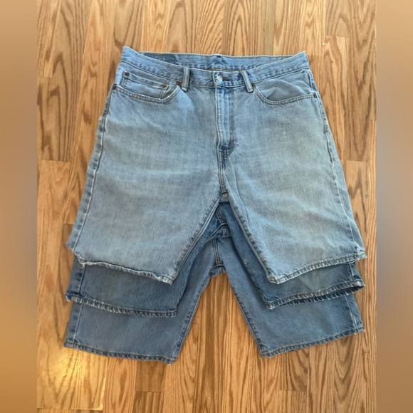 Lot of 3 Vintage 505 Levi’s Jorts Jean Shorts - Picture 3 of 14